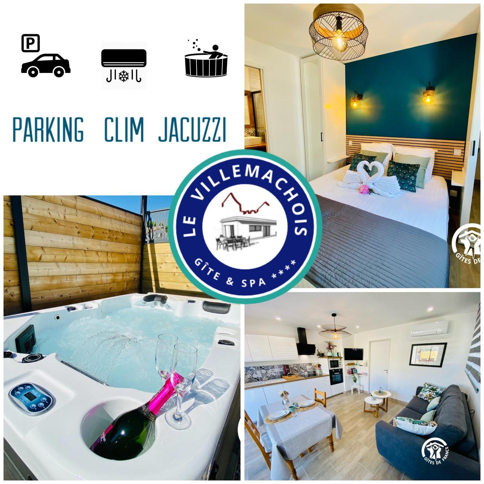 Gite & Spa Le Villemachois - 4 Etoiles - Jacuzzi Couvert - Calme Et Independant - Clim - Parking - 5 Min Carcassonne Villemoustaussou Eksteriør billede