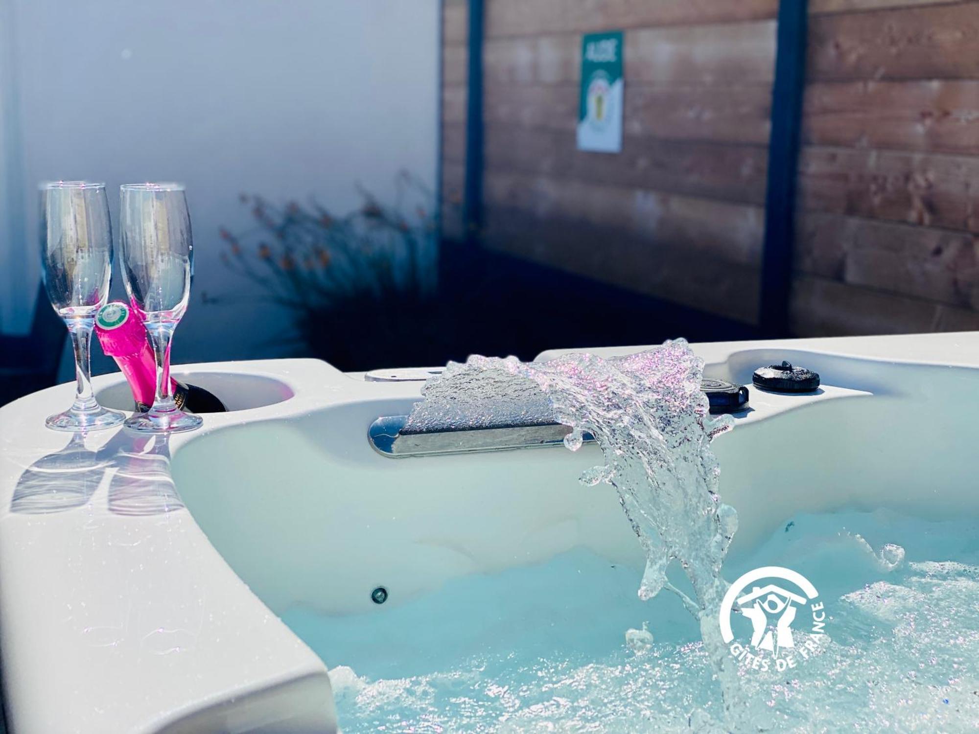 Gite & Spa Le Villemachois - 4 Etoiles - Jacuzzi Couvert - Calme Et Independant - Clim - Parking - 5 Min Carcassonne Villemoustaussou Eksteriør billede