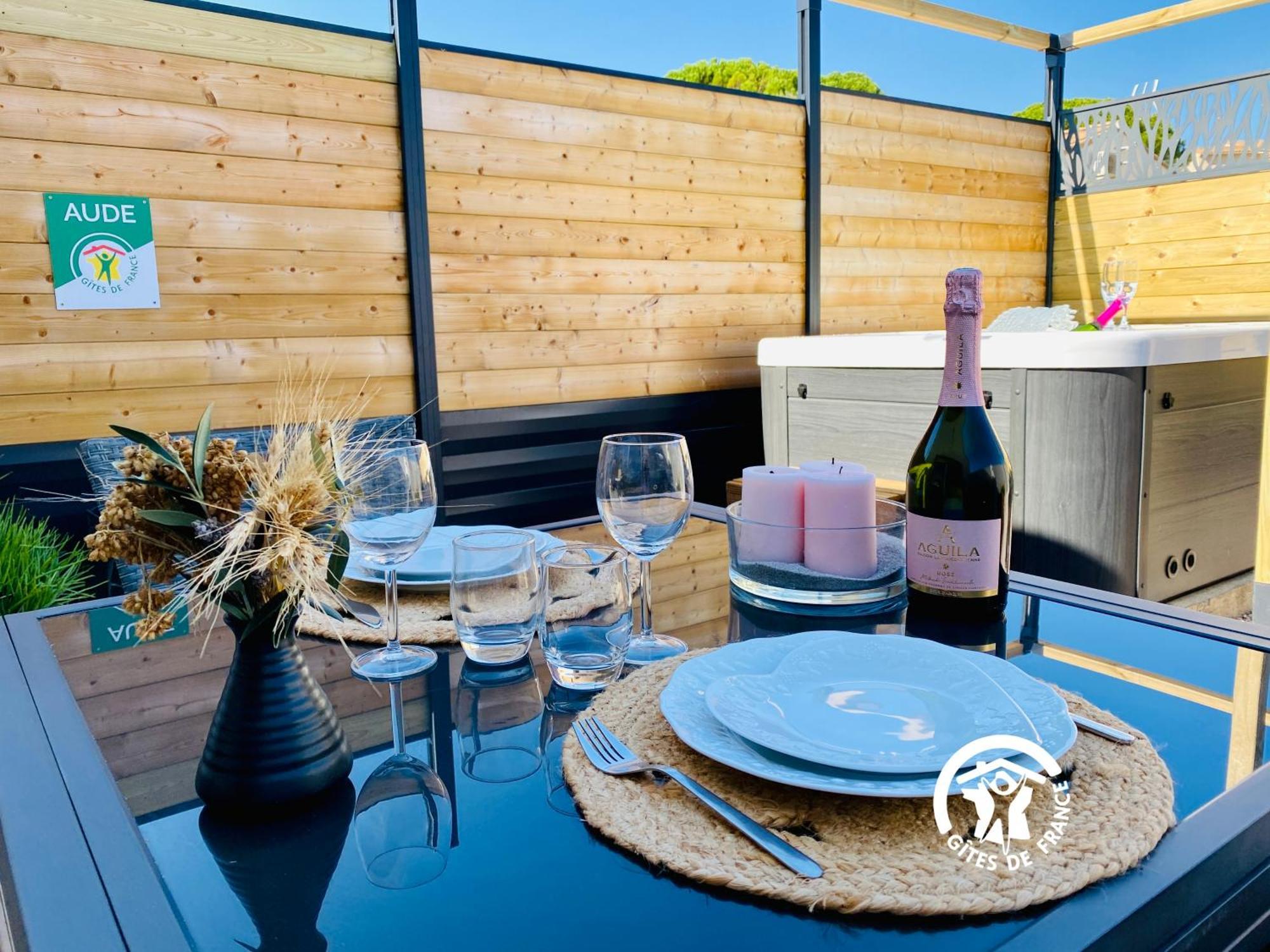 Gite & Spa Le Villemachois - 4 Etoiles - Jacuzzi Couvert - Calme Et Independant - Clim - Parking - 5 Min Carcassonne Villemoustaussou Eksteriør billede