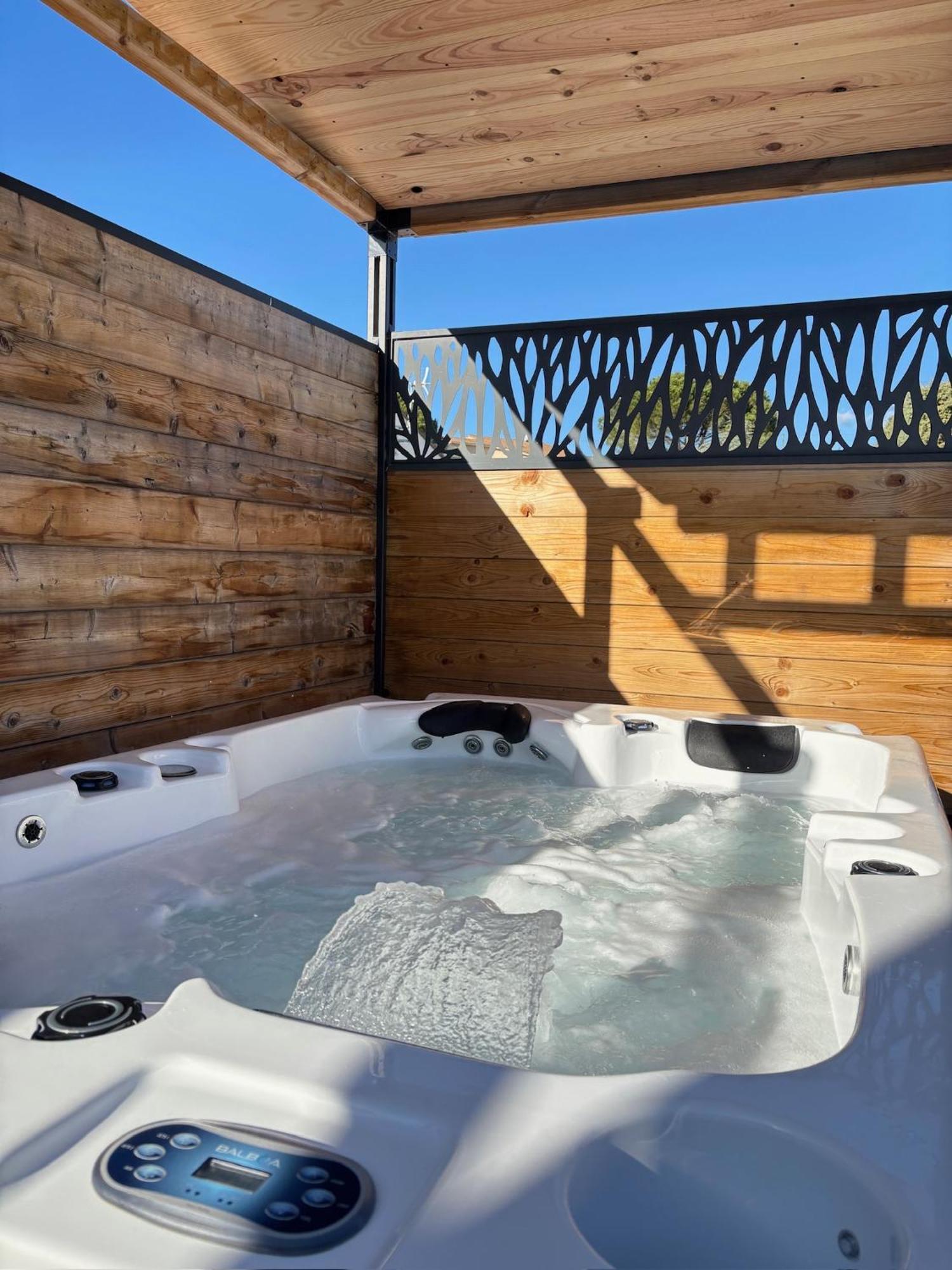 Gite & Spa Le Villemachois - 4 Etoiles - Jacuzzi Couvert - Calme Et Independant - Clim - Parking - 5 Min Carcassonne Villemoustaussou Eksteriør billede